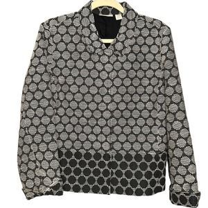Chico’s Black and White Polka Dot‎ Jacket